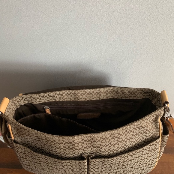 Vintage Coach Monogram Messenger/Diaper Bag F77004 - Picture 6 of 8